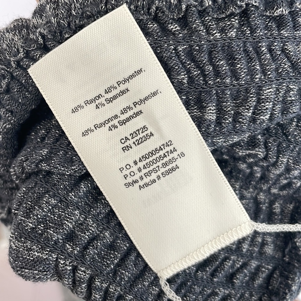 NWT ARITZIA Wilfred Free Women Smocked Shayk Dress XXS HEATHER cloudy - Picture 7 of 7